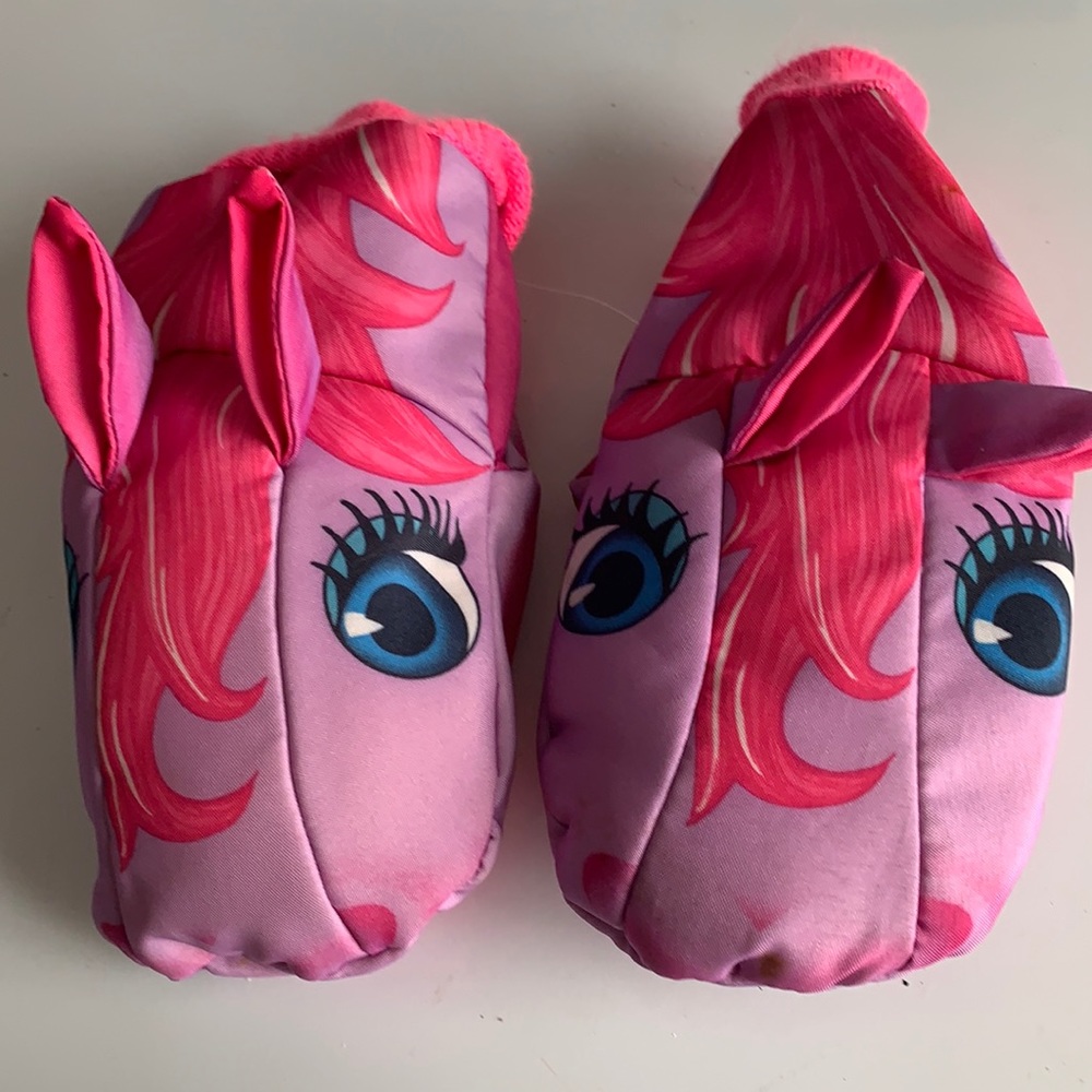 Mitt n Thing winter mittens gloves hand puppet 9” pony horse girls vintage 90’s